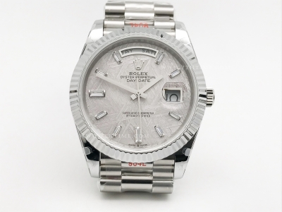 DayDate 40mm 904L Flt SS/SS Met/Dia GMF A2836