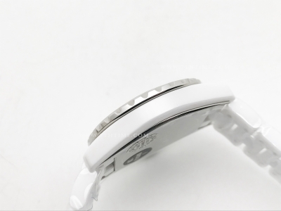 XHANEL J-12 38mm Wht CER/CER MOP/Dia HTF A2892