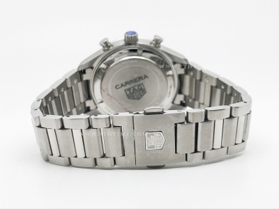 Carrera Chrono 42mm SS/SS White/Blk A8F VK63A