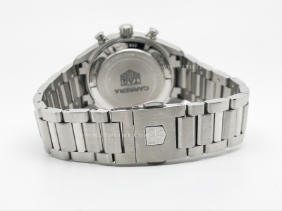 Carrera Chrono 42mm SS/SS Blk/Wht A8F VK63A