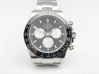 Daytona 126529LN CER SS/SS L-Blk/Wht/Stk EWE A4131