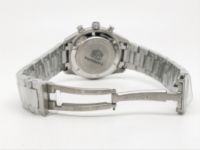 Carrera Chrono 42mm SS/SS Grey/Wht A8F VK63A