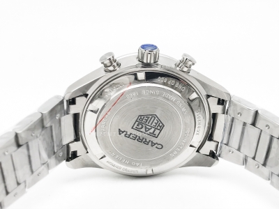 Carrera Chrono 42mm SS/SS Grey/Wht A8F VK63A