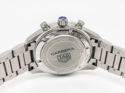 Carrera Chrono 42mm SS/SS Blk/Col A8F VK63A