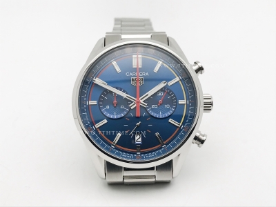Carrera Chrono 42mm SS/SS Blue/Blue A8F VK63A