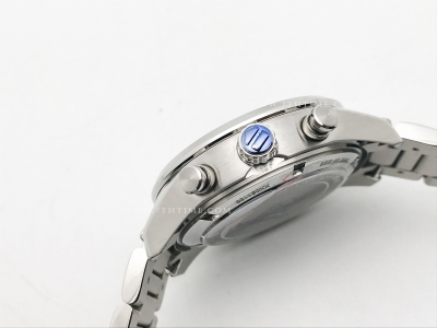 Carrera Chrono 42mm SS/SS Blue/Col A8F VK63A