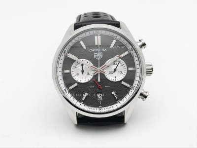Carrera Chrono 42mm Wht SS/LE Grey/Wht A8F VK63A