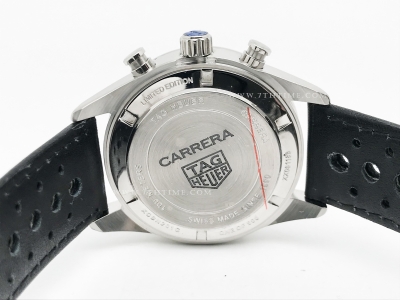 Carrera Chrono 42mm Wht SS/LE Grey/Wht A8F VK63A