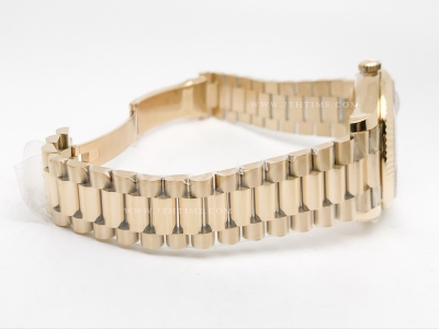 DayDate 40mm 904L Flt Wt YG/YG Wht/Rm/Stk KHF SH3255