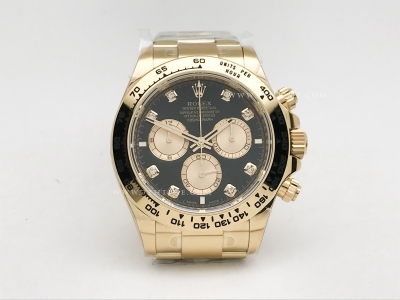 Daytona 126508 YG/YG Blk/Gold/Dia EWE A4131