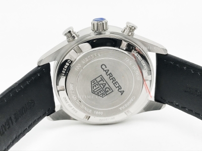 Carrera Chrono 42mm Wht SS/LE Wht/Wht A8F VK63A