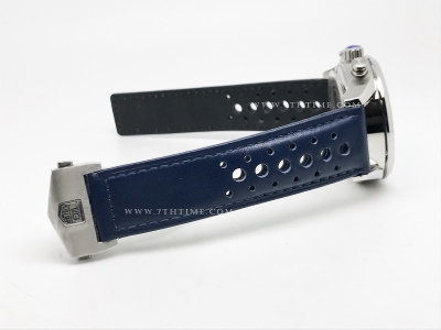 Carrera Chrono 42mm Wht SS/LE Blue/Wht A8F VK63A