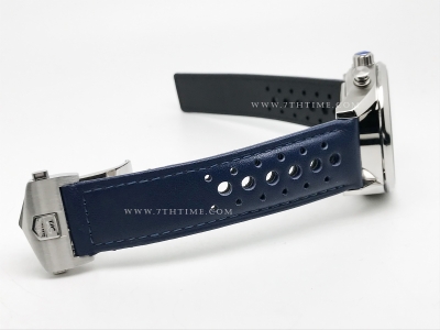 Carrera Chrono 42mm Wht SS/LE Blue/Blue A8F VK63A