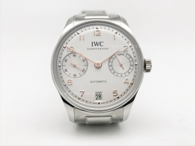 Portugieser Auto 42mm SS/LE Wht/RG-Num APSF A52010