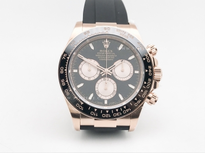 Daytona 126515LN RG/RU Blk/Gold/Stk EWE A4131