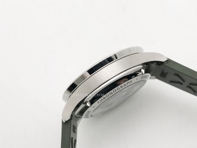 Portuguese Chrono IW3716 Grn SS/RU Wht/Num Z+F A69355