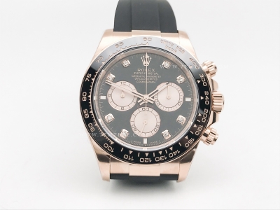 Daytona 126515LN RG/RU Blk/Gold/Dia EWE A4131