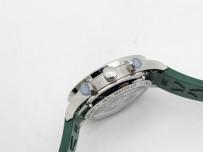 Portuguese Chrono IW3716 Grn SS/RU Grn/Num Z+F A69355