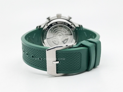 Portuguese Chrono IW3716 Grn SS/RU Grn/Num Z+F A69355