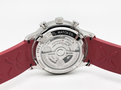 Portuguese Chrono IW3716 Red SS/RU Red/Num Z+F A69355