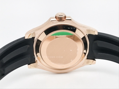 YachtMaster 126655 40mm Wt RG/RU Blk ARF VR3235