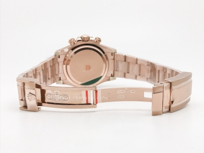 Daytona 126505 RG/RG Blk/Gold/Dia EWE A4131