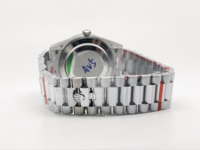 DayDate 40mm 904L B.Dia SS/SS Blk/B.Dia GMF A2836