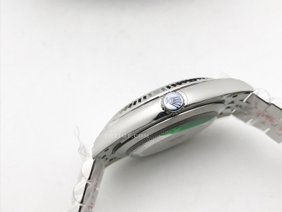 DJ2 126334 41mm Jub Flt 904L SS/SS Silv/Stk EWE A3235