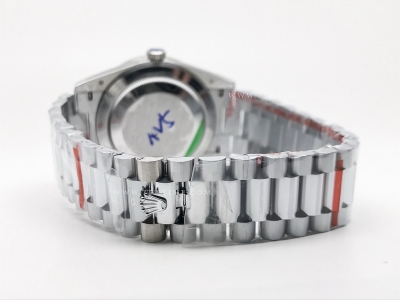 DayDate 40mm 904L B.Dia SS/SS Silv/B.Dia GMF A2836