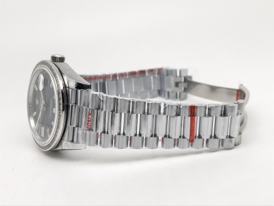 DayDate 40mm 904L B.Dia SS/SS Blue/B.Dia GMF A2836