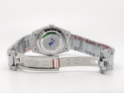 DayDate 40mm 904L B.Dia SS/SS Blue/B.Dia GMF A2836