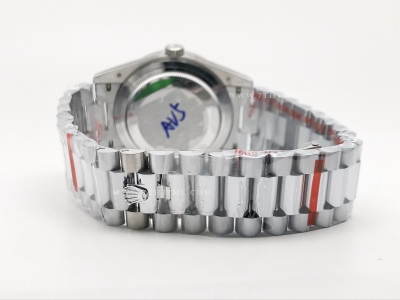 DayDate 40mm 904L B.Dia SS/SS Blue/B.Dia GMF A2836