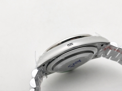 DayDate 40mm 904L B.Dia SS/SS O.Blue/Rm GMF A2836