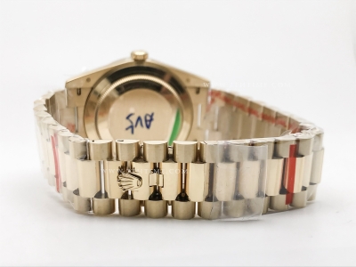 DayDate 40mm 904L B.Dia YG/YG Blk/B.Dia GMF A2836