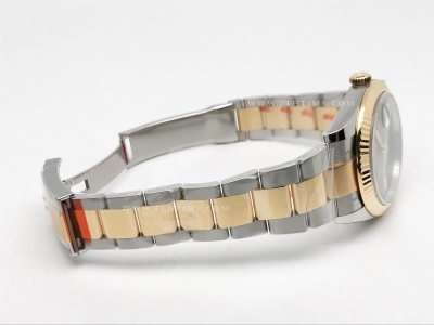 DJ2 41mm Oys Flt 904L YG/SS Grey/Rm Clean VR3235