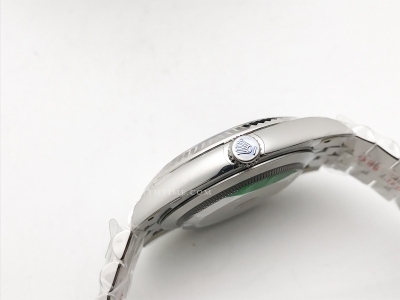 DJ2 41mm 126334 Jub Flt 904L SS/SS Grey/Dia EWE A3235