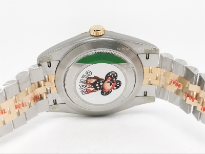 DJ2 41mm Jub Flt 904L YG/SS Grey/Rm Clean VR3235