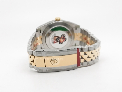 DJ2 41mm Jub Flt 904L YG/SS Grey/Rm Clean VR3235