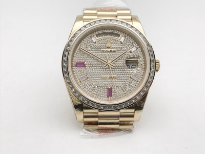 DayDate 40mm 904L B.Dia YG/YG Dia/B.Dia GMF A2836