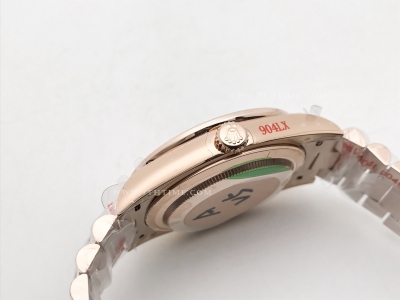 DayDate 40mm 904L B.Dia RG/RG W-MOP/B.Dia GMF A2836