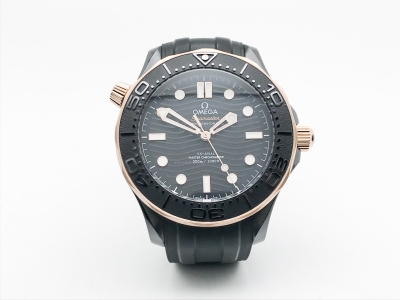 Seamaster 300m 43.5mm CER/RG/RU Black S+F Asia 8806