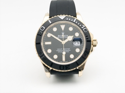 YachtMaster 226658 42mm YG/RU Blk JVS VR3235
