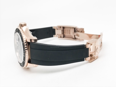 YachtMaster 126655 40mm RG/RU Blk JVS VR3235