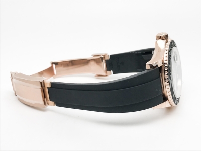 YachtMaster 126655 40mm RG/RU Blk JVS VR3235