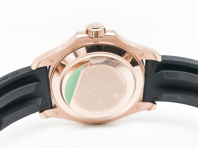 YachtMaster 126655 40mm RG/RU Blk JVS VR3235