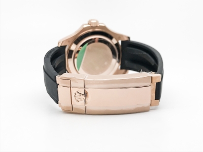 YachtMaster 126655 40mm RG/RU Blk JVS VR3235