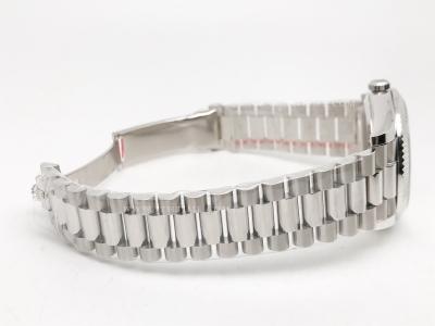 DayDate 40mm 228239 904L Flt Wt WG/WG Silv/Dia KF VR3255