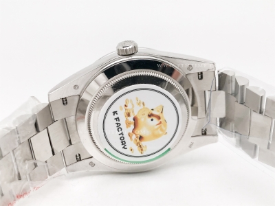 DayDate 40mm 228239 904L Flt Wt WG/WG O-Blue/Rm KF VR3255