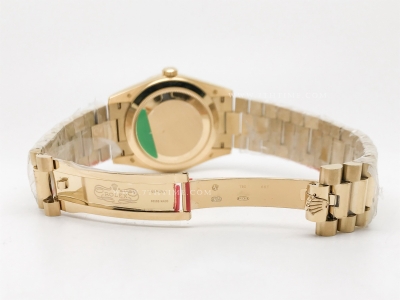 DayDate 40mm 228238 904L Flt Wt YG/YG Silv/Rm KF VR3255