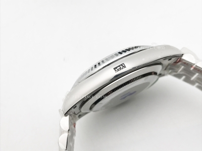 DayDate 40mm 904L Flt SS/SS Blue/Stk GMF VR3255